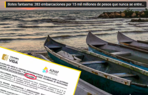 Botes fantasma: 283 embarcaciones por 15 mil millones de pesos que nunca se entregaron